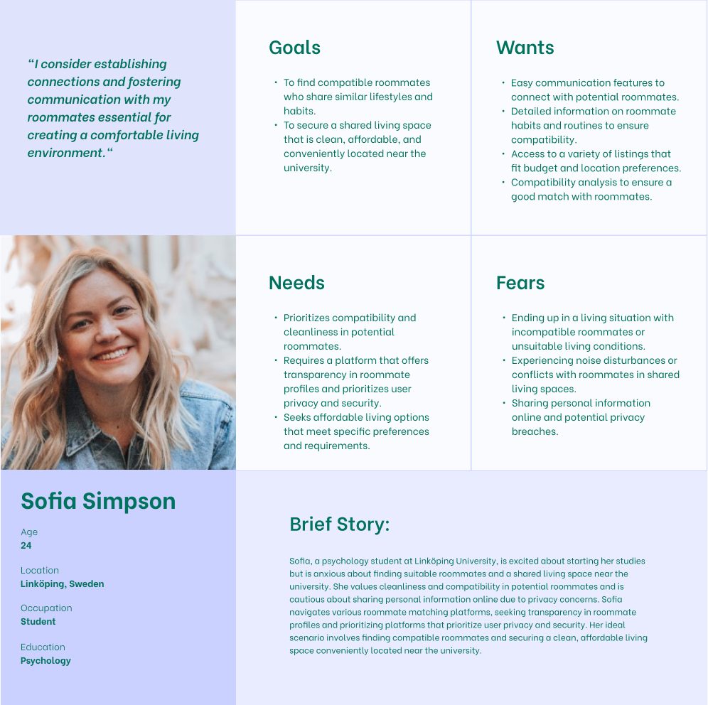 HarmonyHome user persona